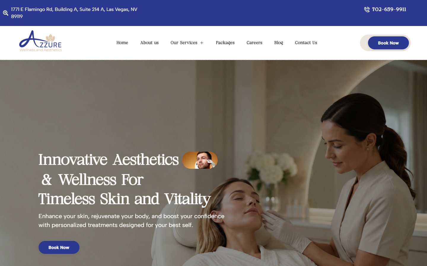 Azzure Med Spa project cover